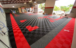 garage tile floor